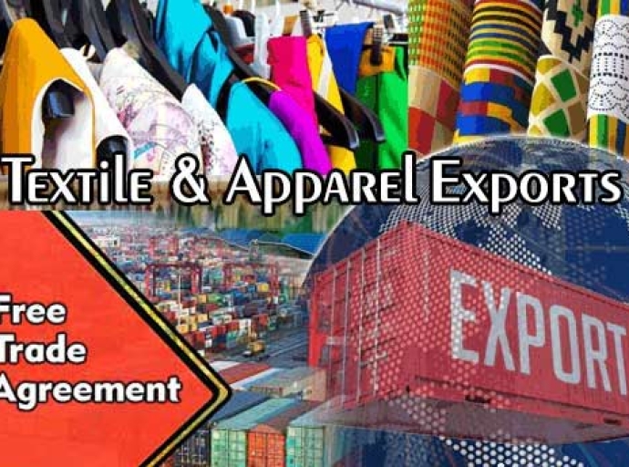 Textiles & Apparel (T&A) Exports: Clocks Growth in April - December 2021 YoY